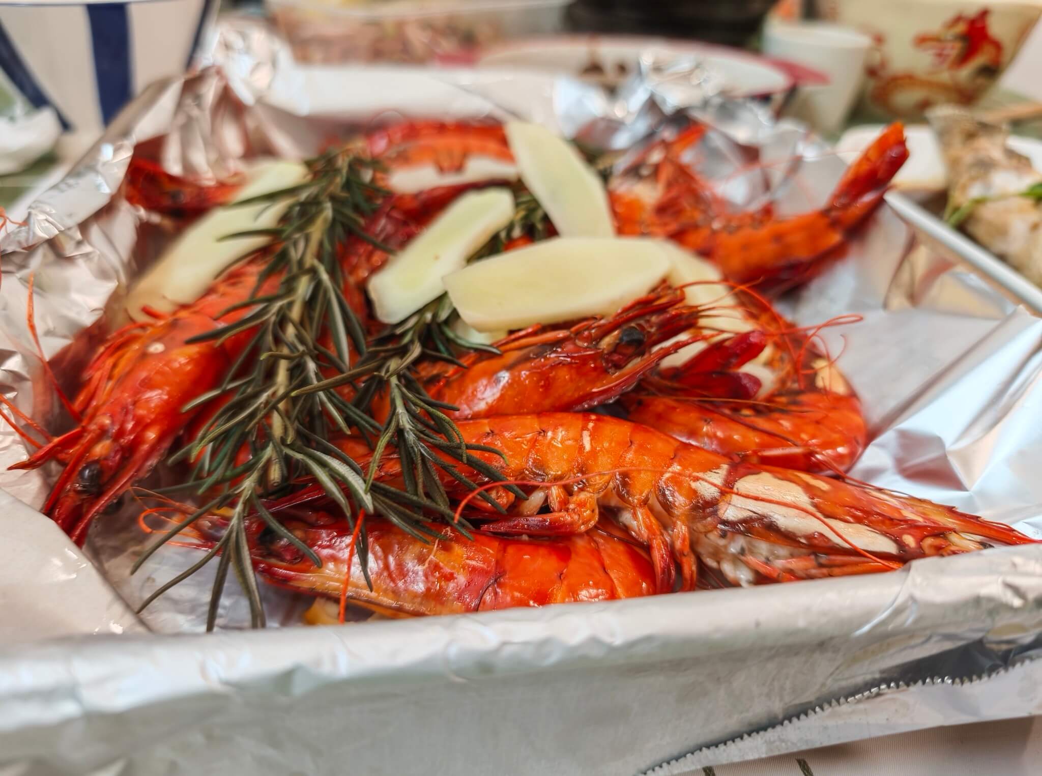 Grilled Black Tiger Shrimp