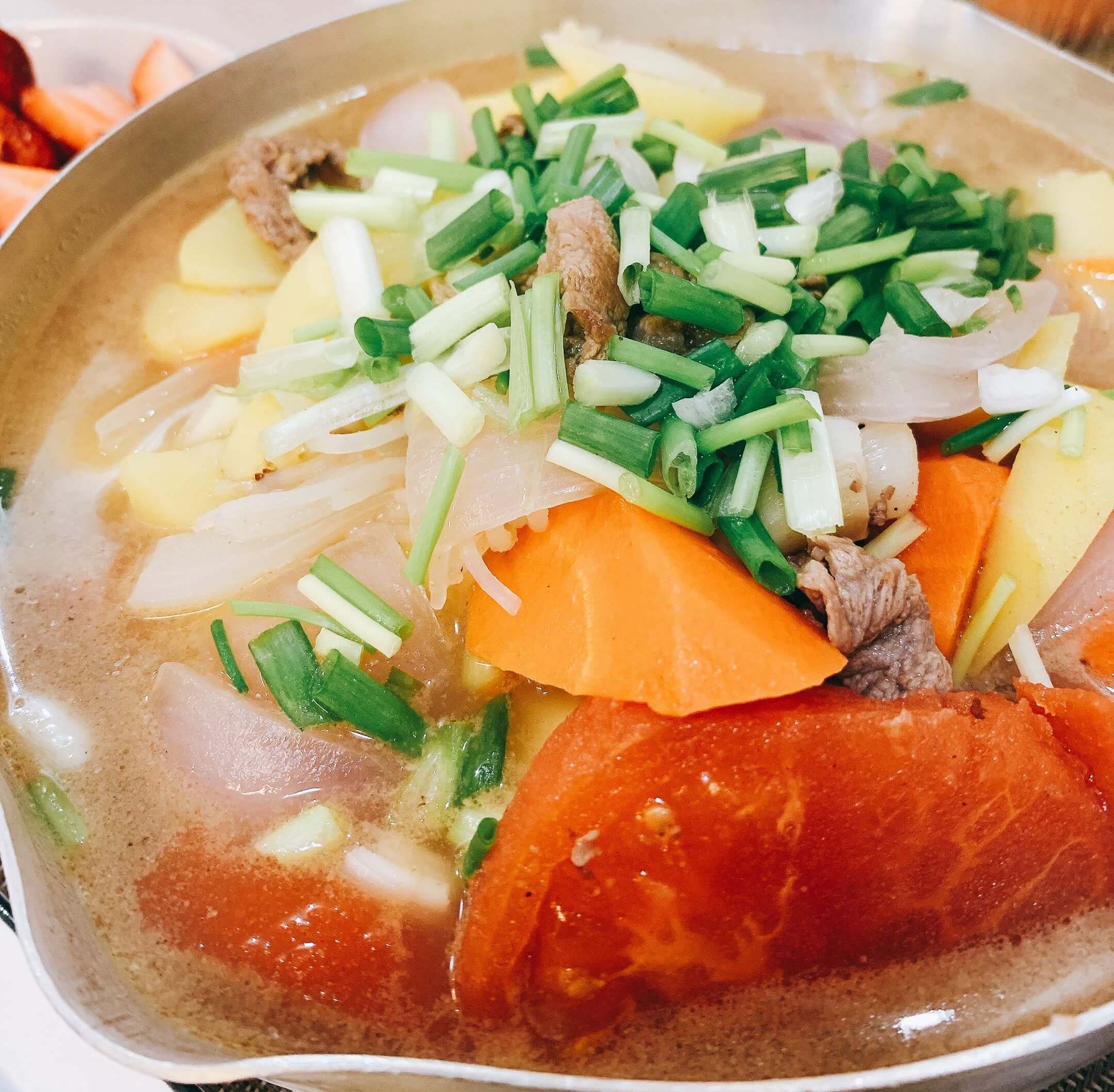 Japanese-style Beef Stew with Carrots and Potatoes