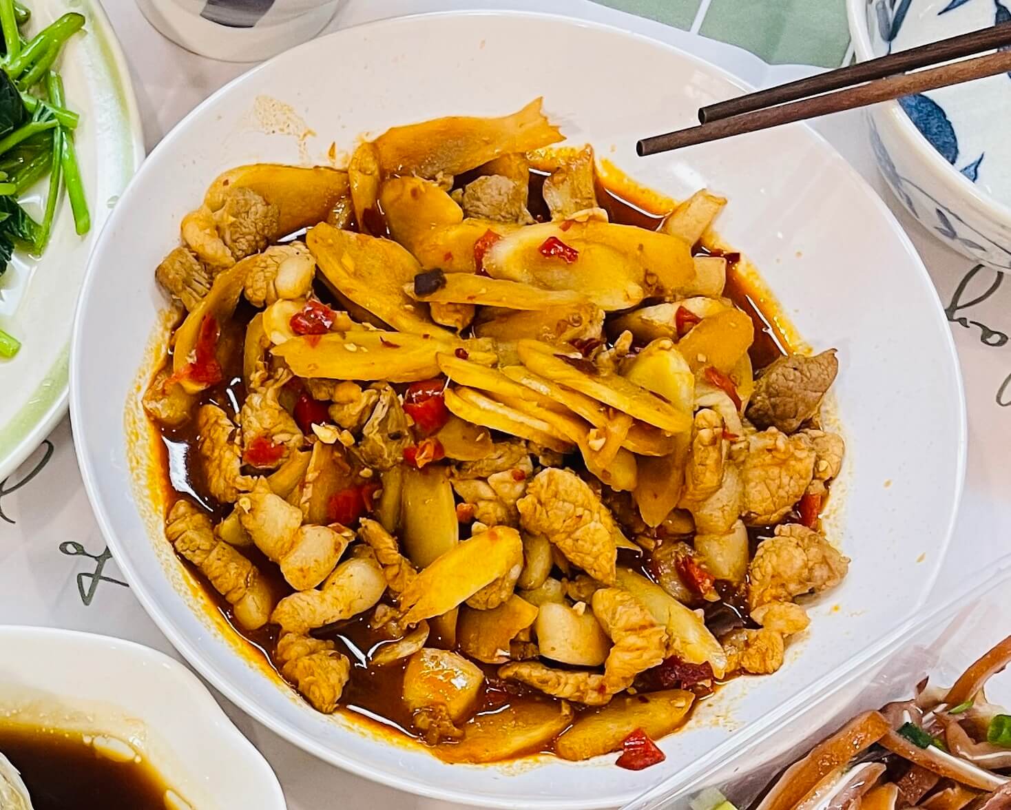 Stir-Fried Pork Belly with Young Ginger